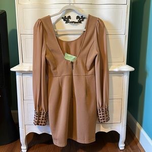 NWT sexy nudecolor Valentine’s Day dress size medium. Boutique brand Double Zero
